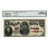 Image 1 : Washington, D.C. Legal Tender, United States Note, $5, Series of 1907, Fr.#91,"PCBLIC" Spelling Erro