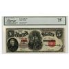 Image 1 : Washington, D.C. Legal Tender, United States Note, $5, Series of 1907, Fr.#91,