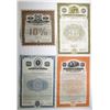 Image 1 : Colombia Specimen Bond Quartet, 1919 to 1978.