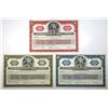 Image 1 : New York. Interborough Rapid Transit Co., ND (1910 to 1920s), Specimen Stock Certificate Trio