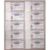 Image 1 : Ohio, Indiana, & Illinois. Columbus, Chicago and Indiana Central Railway Co., 1868-69, Lot of 10 I/C
