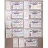 Image 1 : Ohio, Indiana, & Illinois. Columbus, Chicago and Indiana Central Railway Co., 1868-69, Lot of 9 I/C 