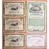 Image 1 : Texas & Mississippi Cancelled Railroad Stock and Bonds, 1882 to 1888.