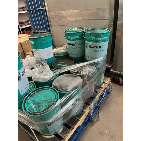 16...5 Gal Pails Of Tremco Alpha Guar MTS Base Coat