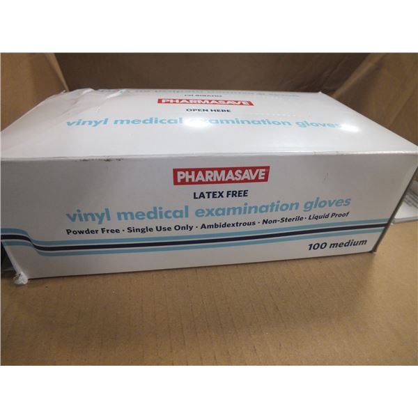 1 Case Of 10 Boxes Latex free Medical Gloves