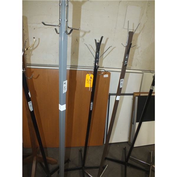 4 Metal Coat Trees