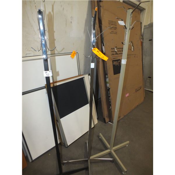 3 Metal Coat Trees
