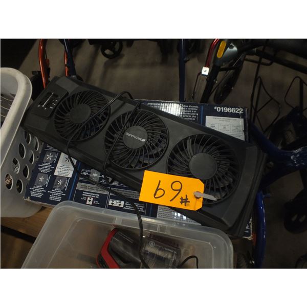 Window Fan & Ceiling Fan