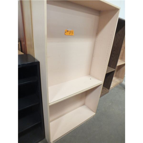 4 Different Color Bookshelves