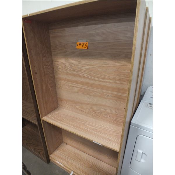 3 Light Color Bookshelves