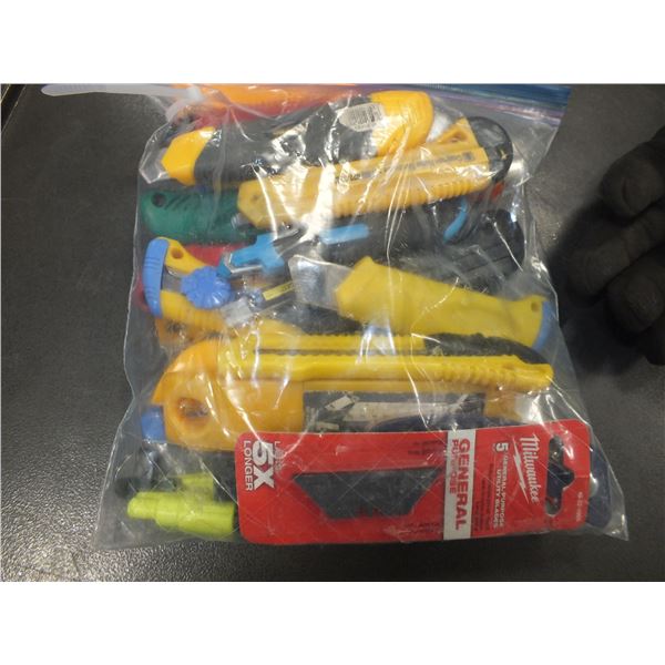 Bag Of Utility Knives