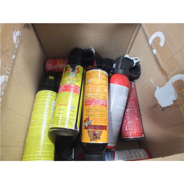 8 Cans Of Bear Spray