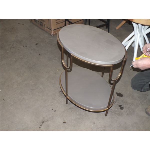 Oval End Table