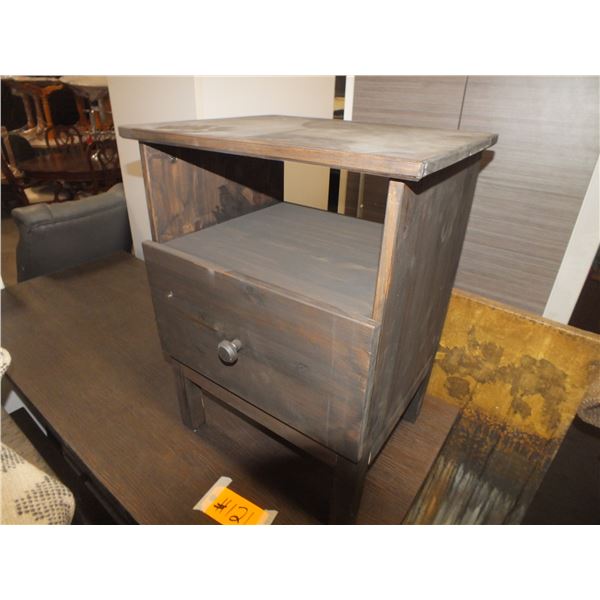Small Wooden End Table