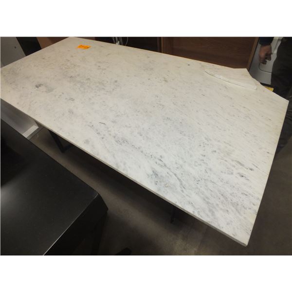 Marble Top Table w/ 8 Chairs