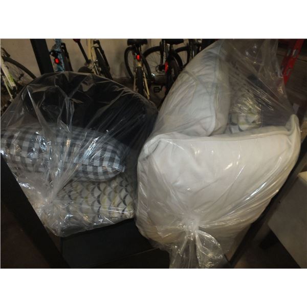 2 Bags Of Throw Pillows