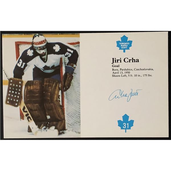 1980-81 JIRI CRHA POST CARD