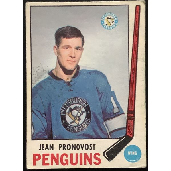 1969-70 O-PEE-CHEE JEAN PRONOVOST ROOKIE CARD
