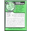 Image 2 : 1977-78 TOPPS DAVID THOMPSON (HOF)