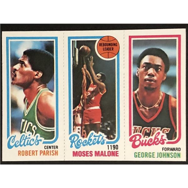 1980-81 TOPPS ROBERT PARISH (HOF), MOSES MALONE (HOF)