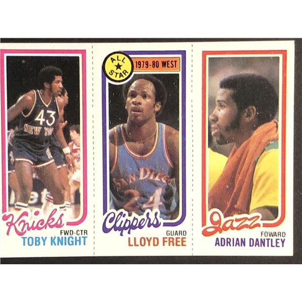 1980-81 TOPPS WORLD B FREE, ADRIAN DANTLEY (HOF)