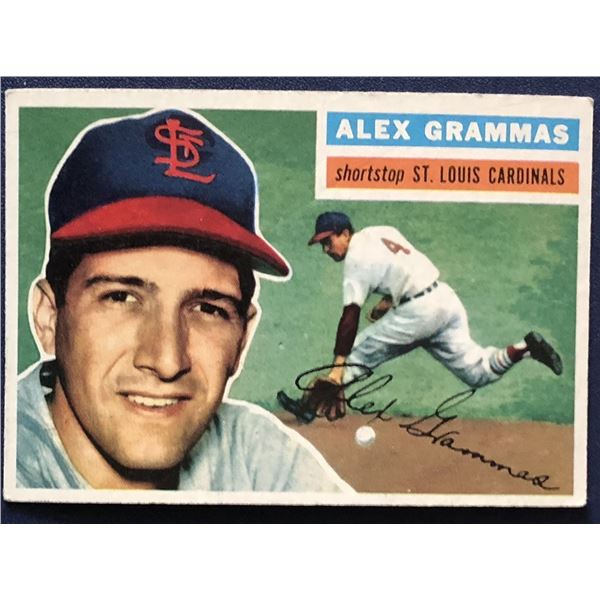 1956 TOPPS GRAYBACK ALEX GRAMMAS