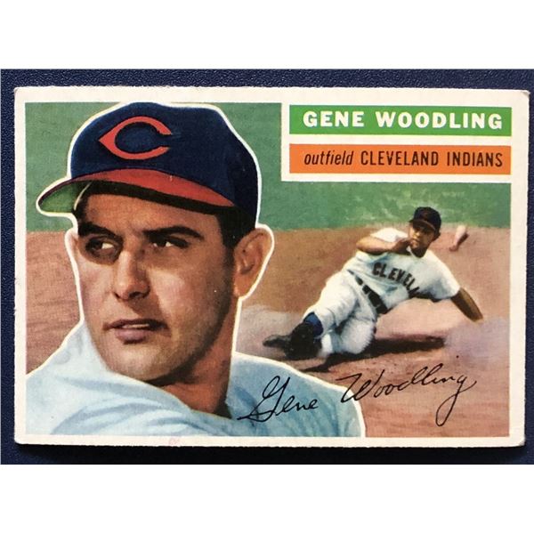 1956 TOPPS GRAYBACK GENE WOODLING