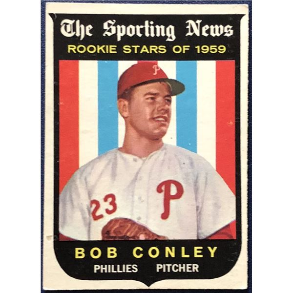 1959 TOPPS BOB CONLEY ROOKIE CARD