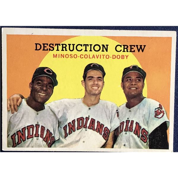 1959 TOPPS ROCKY COLAVITO / LARRY DOBY