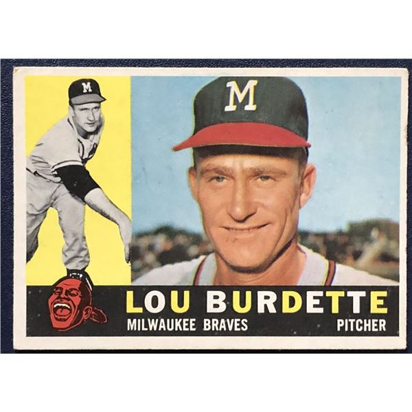 1960 TOPPS LOU BURDETTE