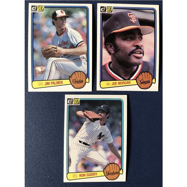 1983 DONRUSS HALL OF FAME TRIO (HOF)