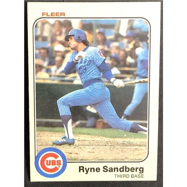 1983 FLEER RYNE SANDBERG (HOF) ROOKIE CARD