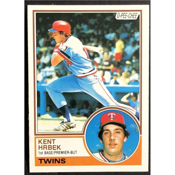 1983 O-PEE-CHEE KENT HRBEK ROOKIE CARD