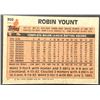 Image 2 : 1983 TOPPS  ROBIN YOUNT (HOF)