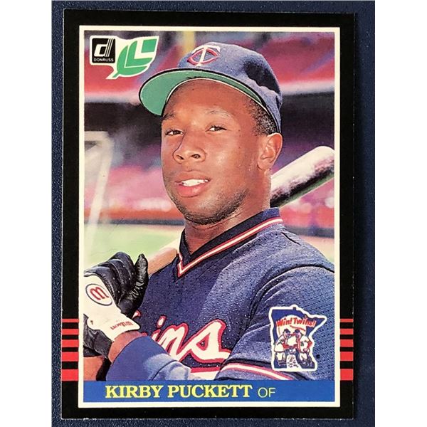 1985 LEAF KIRBY PUCKETT (HOF) ROOKIE CARD