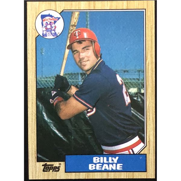 1987 TOPPS BILLY BEANE ROOKIE CARD