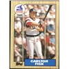 Image 1 : 1987 TOPPS CARLTON FISK (HOF)