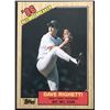 Image 1 : 1987 TOPPS DAVE RIGHETTI (HOF)
