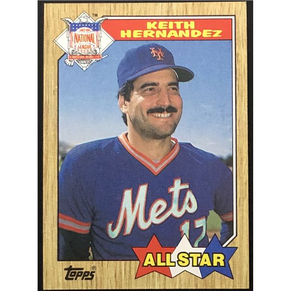 1987 TOPPS KEITH HERNANDEZ (HOF)
