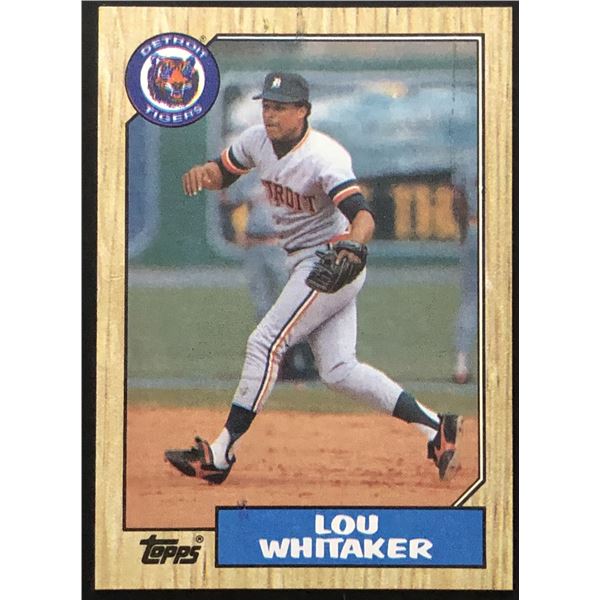 1987 TOPPS LOU WHITAKER