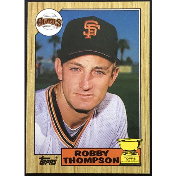 1987 TOPPS ROBBY THOMPSON ROOKIE CARD