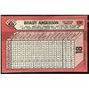 Image 2 : 1989 BOWMAN BRADY ANDERSON ROOKIE CARD