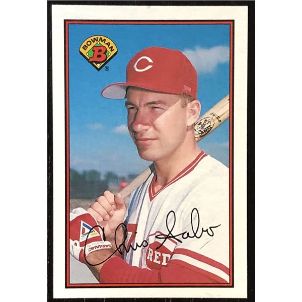 1989 BOWMAN CHRIS SABO ROOKIE CARD