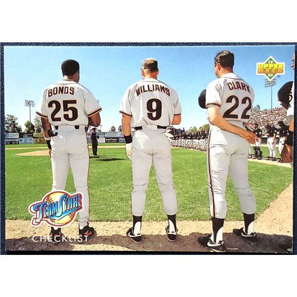 1993 UPPER DECK BARRY BONDS