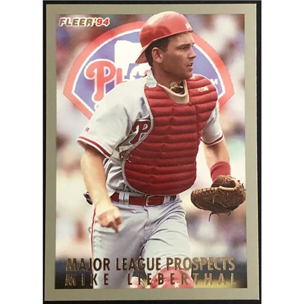 1994 FLEER MIKE LIEBERTHAL ROOKIE CARD