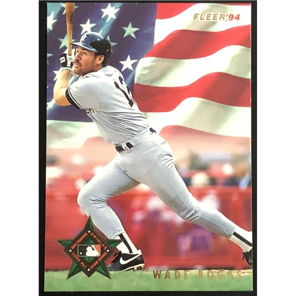 1994 FLEER WADE BOGGS (HOF)