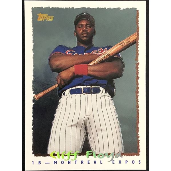 1995 TOPPS CLIFF FLOYD ROOKIE CARD