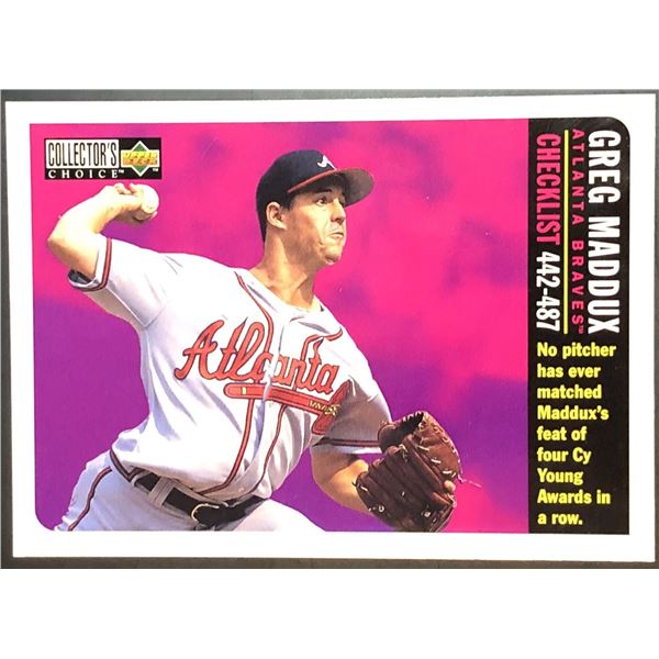 1996 UPPER DECK GREG MADDUX (HOF)