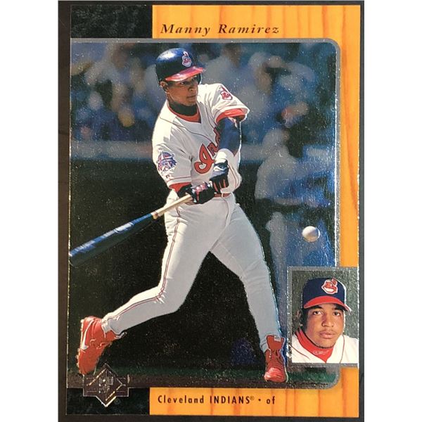 1996 UPPER DECK MANNY RAMIREZ (HOF) ROOKIE CARD