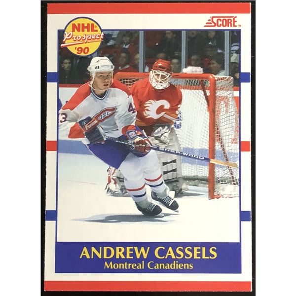 1990-91 SCORE ANDREW CASSELS ROOKIE CARD